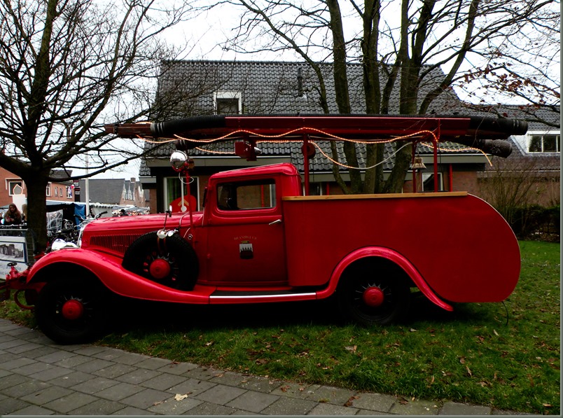 Brandweerauto 1933, zijkant